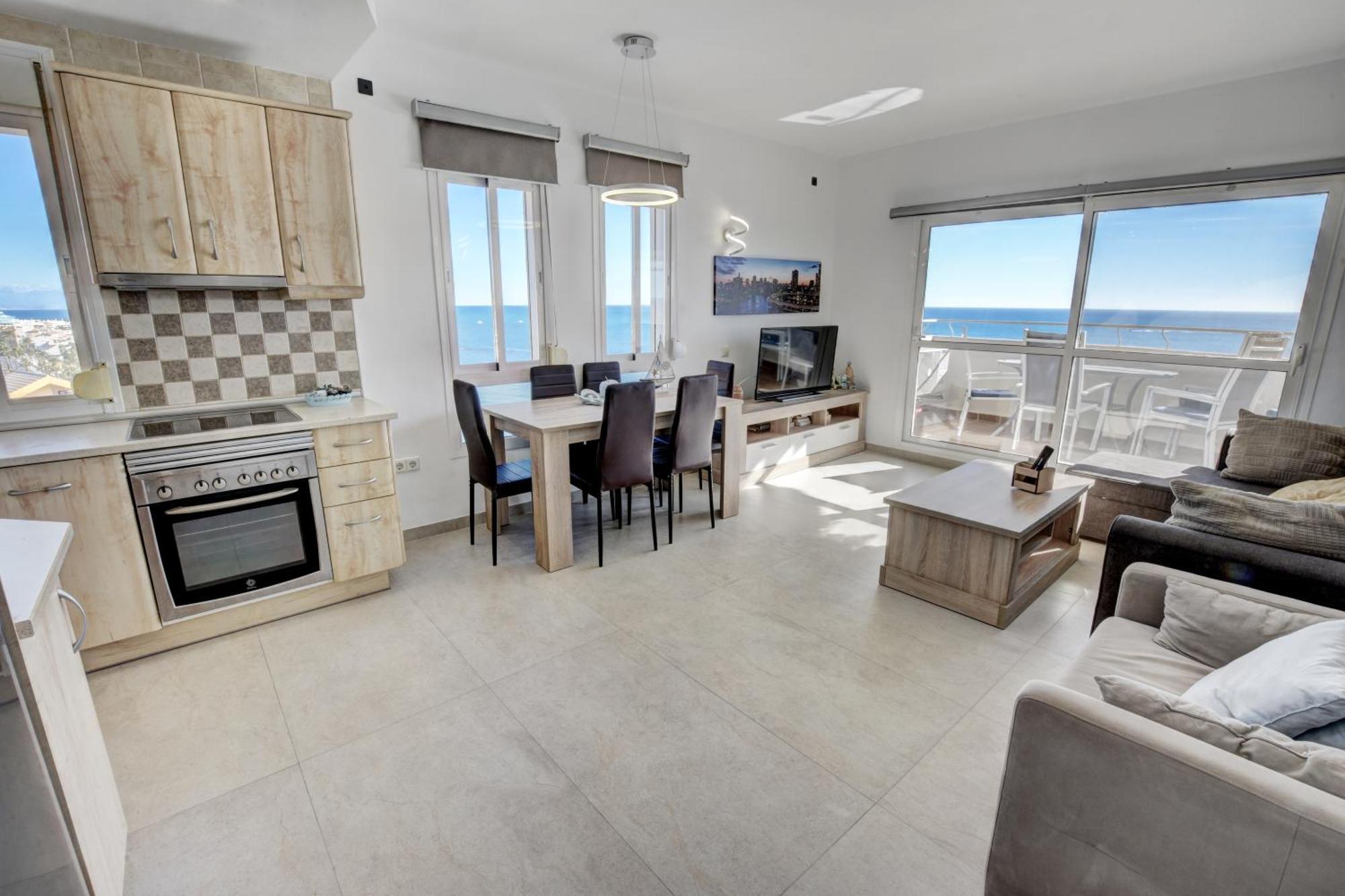 New Sunset Apartment - C&G Benal Beach Benalmádena Dış mekan fotoğraf